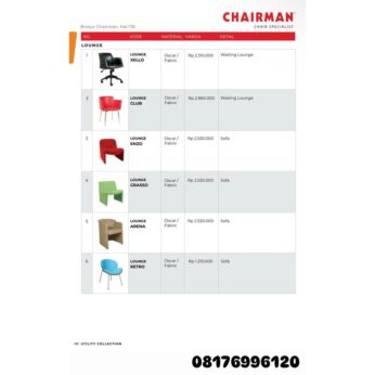 Kursi Kantor Chairman LOUNGE XELLO CLUB ENZO GRASSO ARENA RETRO