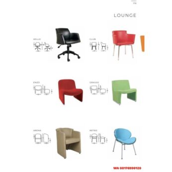 Kursi Kantor Chairman LOUNGE XELLO ENZO ARENA CLUB GRASSO RETRO