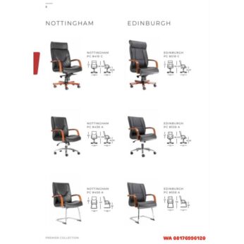 Kursi Kantor Chairman NOTTINGHAM PC 8410 C 8430 A 8450 A & EDINBURGH PC 8510 C 8530 A 8550 A