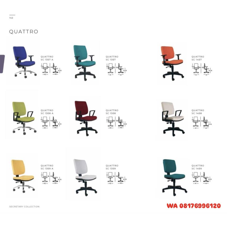 Kursi Kantor Chairman QUATTRO SC 1307 A 1308 A 1309 A 1307 1308 1309 1407 1408 1409