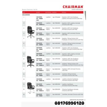 Kursi Kantor Chairman SOLOMON EC 12000 ALC 12000 LC 12000 AC 12000 C 12000 A 12000 11000 ALC 11000 LC 11000 AC 11000 A 11000 C 11000 11050 AL 11050 L 11050 A 11050