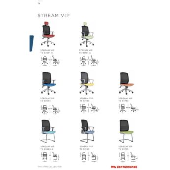 Kursi Kantor Chairman STREAM VIP TS 03601 A 03603 03605 A 03701 A 03703 03705 03753 03755