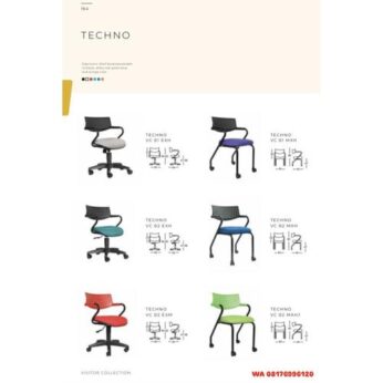 Kursi Kantor Chairman TECHNO VC 01 EXH 02 EXH 02 EXM 01 MXH 02 MXH 02 MXHJ