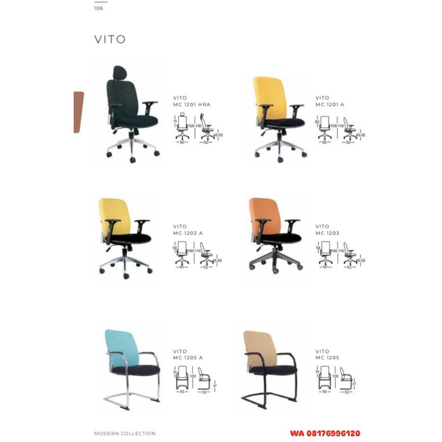 Kursi Kantor Chairman VITO MC 1201 HRA 1203 A 1205 A 1201 A 1203 1205