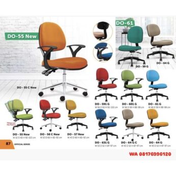 Kursi Kantor Donati DO – 55 56 57 C New & DO – 59 591 61 601 631 64 G C
