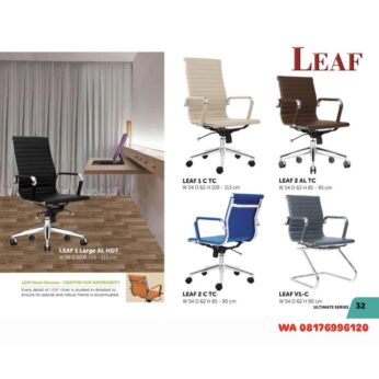 Kursi Kantor Donati LEAF 1 2 Large AL HDT C TC V1-C