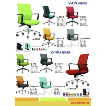 Kursi Kantor Ichiko V-ON I I S I C III VCR & Z-TAG I I S I C III VCR