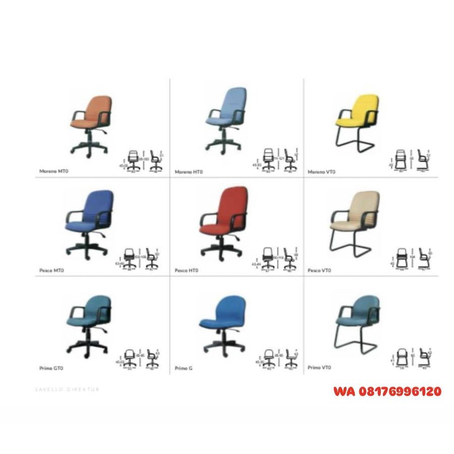 Kursi Kantor Savello Direktur Moreno MT0 HT0 VT0, Pesco MT0 HT0 VT0, Primo GT0 G VT0