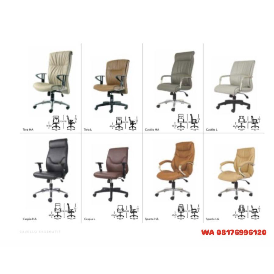 Kursi Kantor Savello Eksekutif Caspia HA L, Tera HA L, Sparta HA LA, Castilo HA L
