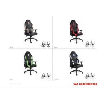 Kursi Kantor Savello Gaming Hamilton, Lauda, Alonso, Mansell