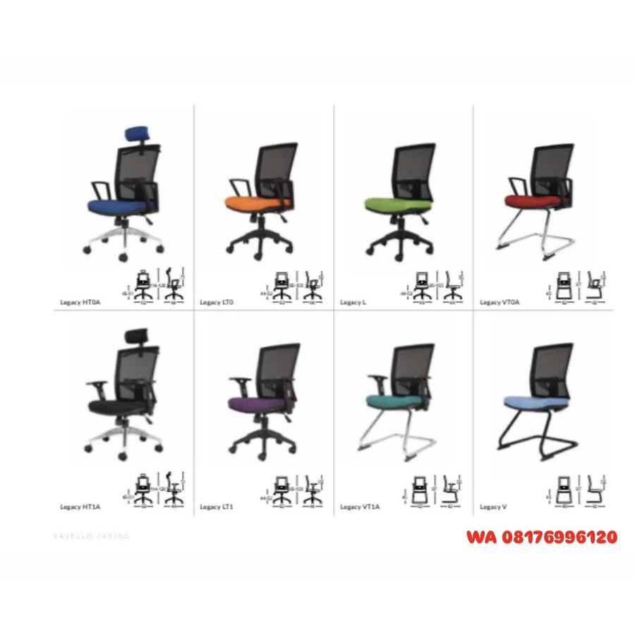 Kursi Kantor Savello Jaring Legacy HT0A HT1A LT0 LT1 L VT1A VT0A V