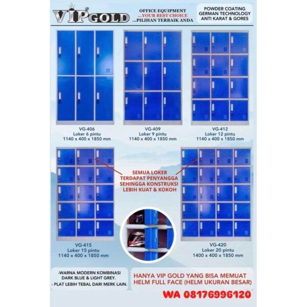 Loker Kantor VIP VG-406 VG-409 VG-412 VG-415 VG-420