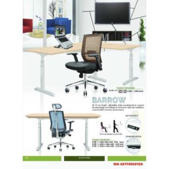 Meja Kantor Ichiko BARROW IC BR – 1 L BR – 1 BR – 2 BR – 3