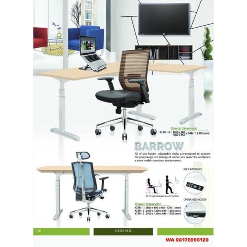 Meja Kantor Ichiko BARROW IC BR - 1 L BR - 1 BR - 2 BR - 3
