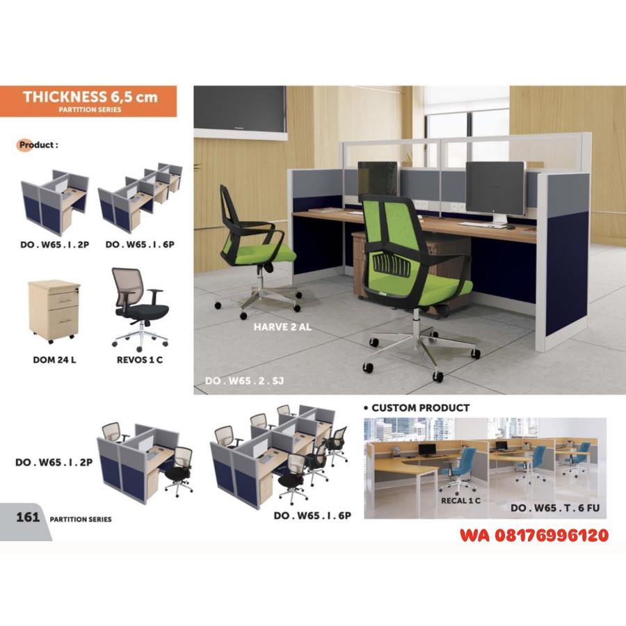 Penyekat Meja Kantor Donati DO . W65.1.2P 6P