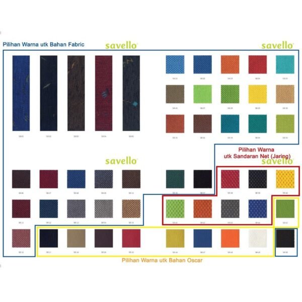 Kursi Kantor Savello COMFORT, CONTESSA, COSTA G GP GA V VA, CROWN HCA LCA, CRUZER - Image 2