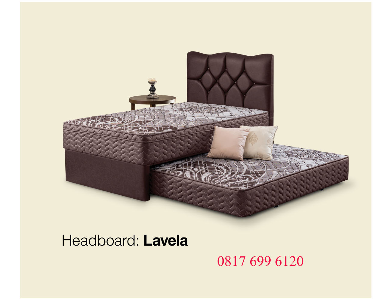 Springbed Guhdo 2 in 1 Standard Plush Top KD (Knock Down) - Lavela