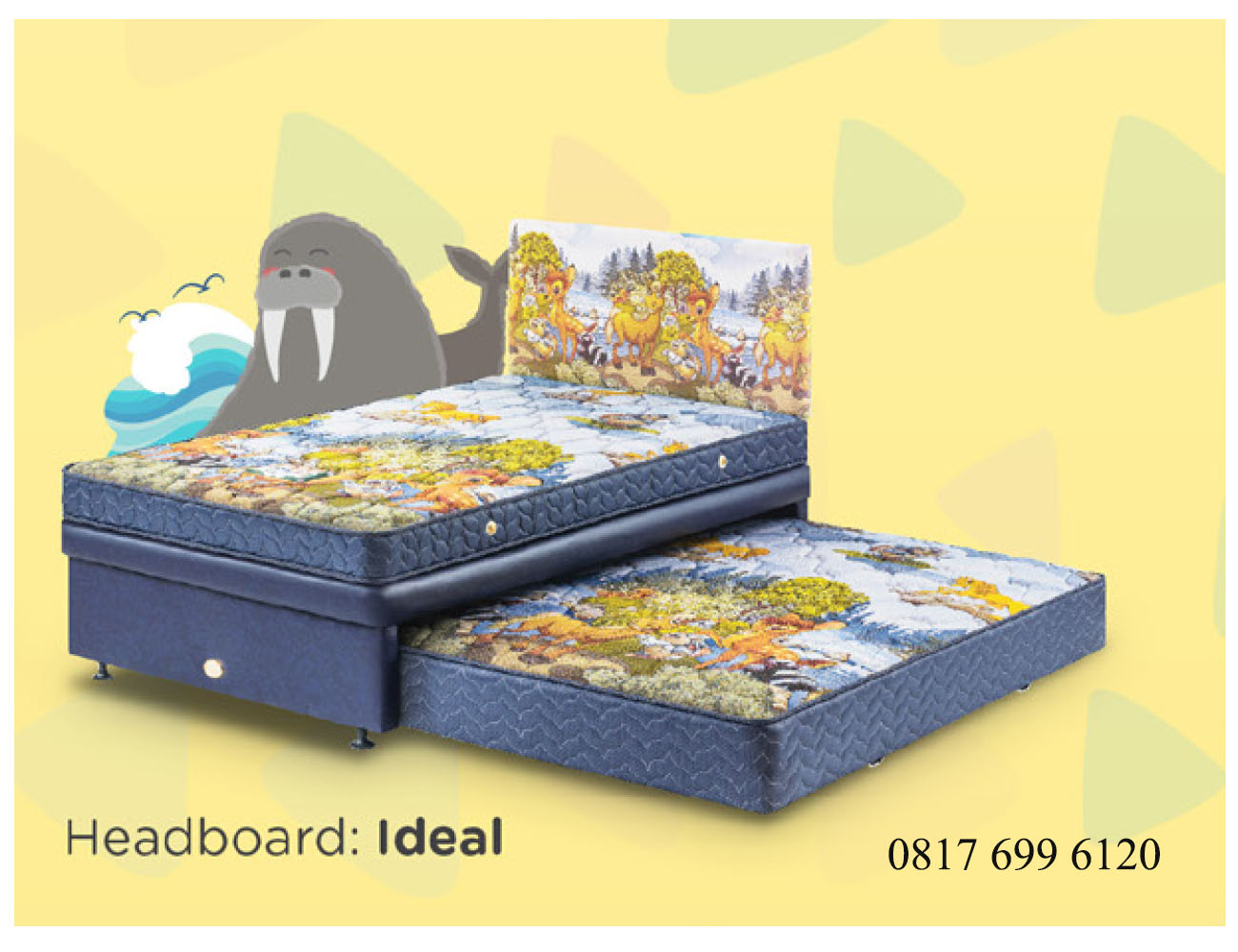 Springbed Guhdo 3 in 1 Happy Kids Ideal