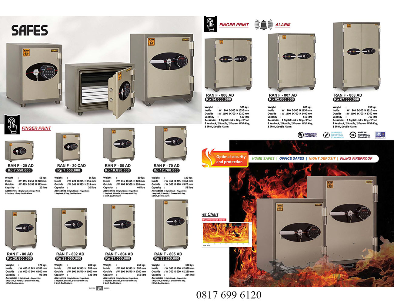 Safety Box/Brankas Donati Ultimate RAN F