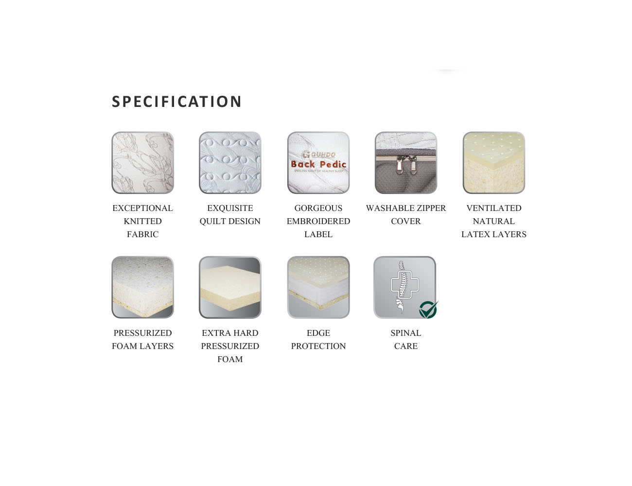 Springbed Guhdo Back Pedic Venetian Style - Venetian - Image 2