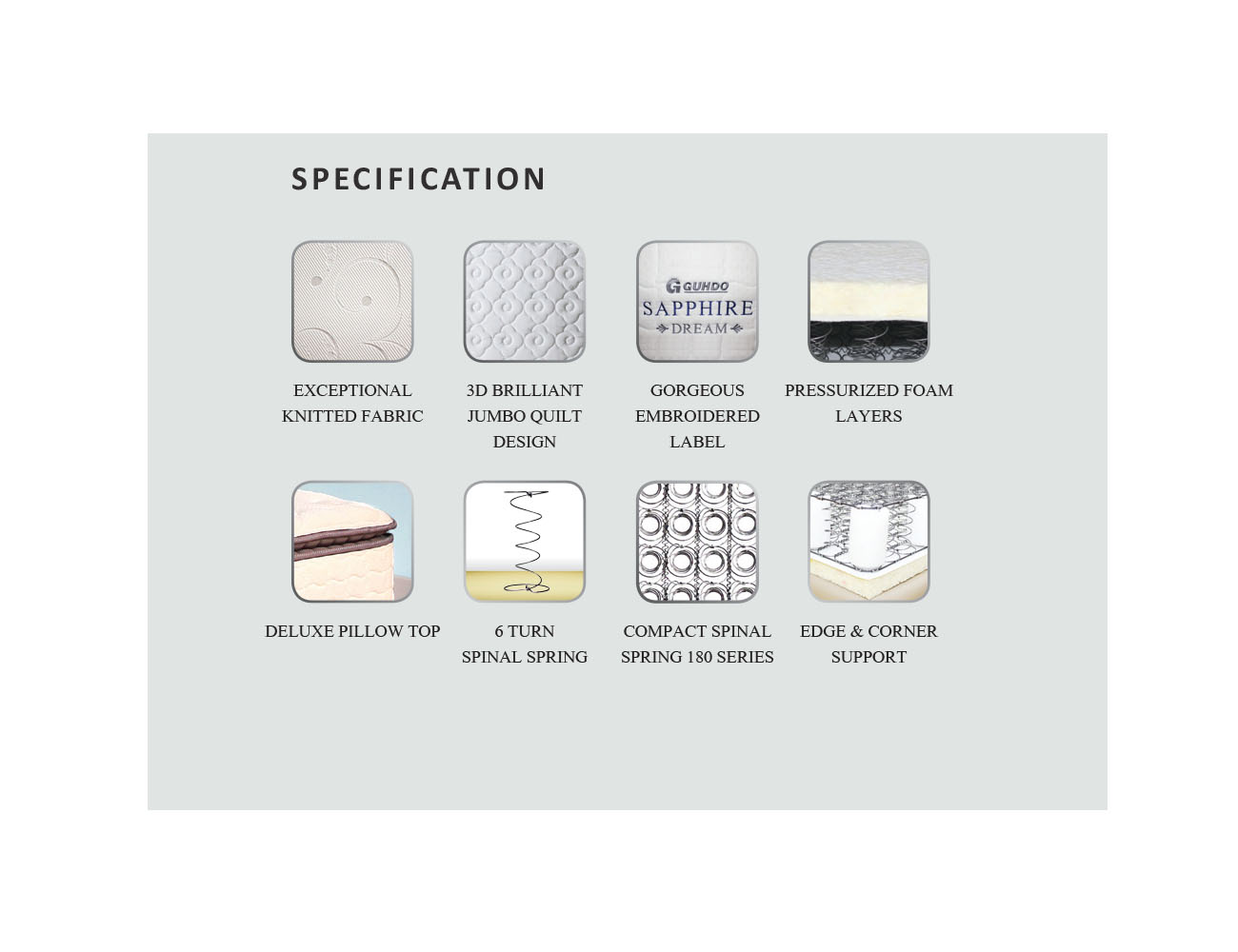 Springbed Guhdo Sapphire Dream Legacy Style - Legacy - Image 2