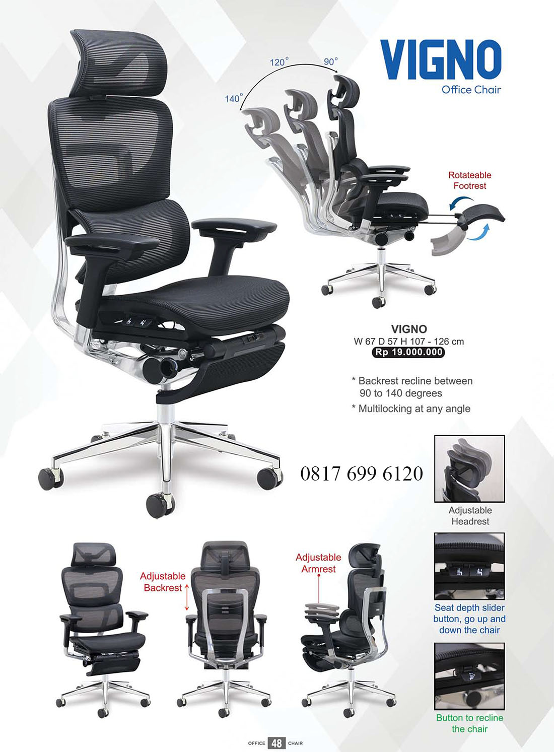 Kursi Kantor Donati Ultimate VIGNO