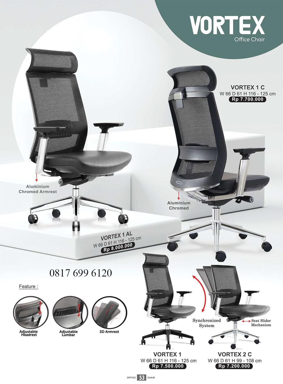 Kursi Kantor Donati Ultimate VORTEX